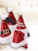 2 Pacs Christmas Decoration Hair Clip Selling Cute Hair Accessories Hair Accessories Head Clip Sequined Christmas Hat Small Hat Clip